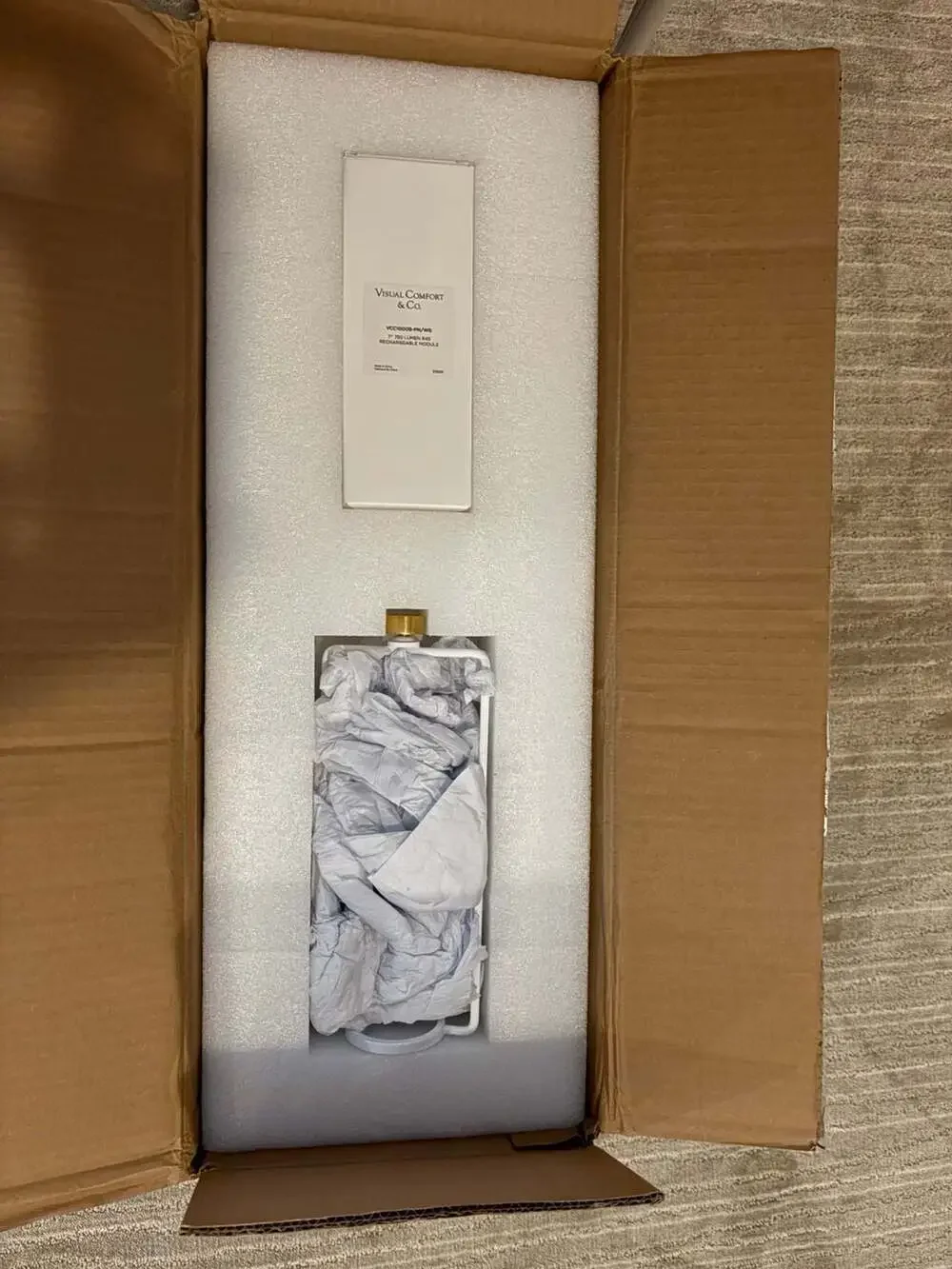 Aerin Lineham Cordless Table Lamp in Alabaster